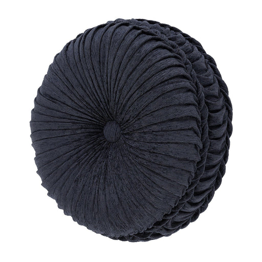 J. Queen New York Decorative Coordinate Pillows Luciana Tufted Round Decorative Throw Pillow
