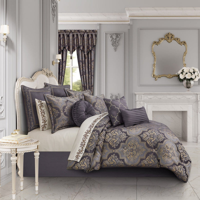 J. Queen New York Decorative Coordinate Pillows Manchester 20" Square Decorative Throw Pillow