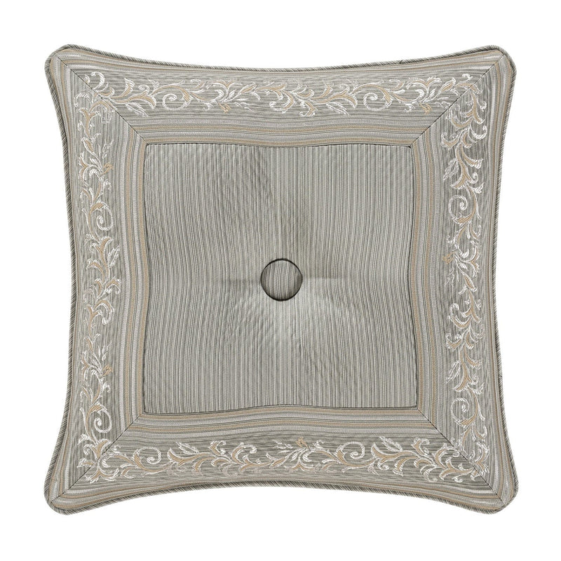 J. Queen New York Decorative Coordinate Pillows Martina 18" Square Decorative Throw Pillow