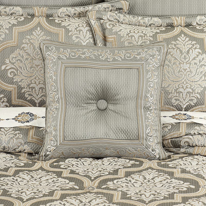 J. Queen New York Decorative Coordinate Pillows Martina 18" Square Decorative Throw Pillow