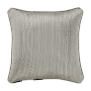 J. Queen New York Decorative Coordinate Pillows Martina 18" Square Embellished Decorative Throw Pillow