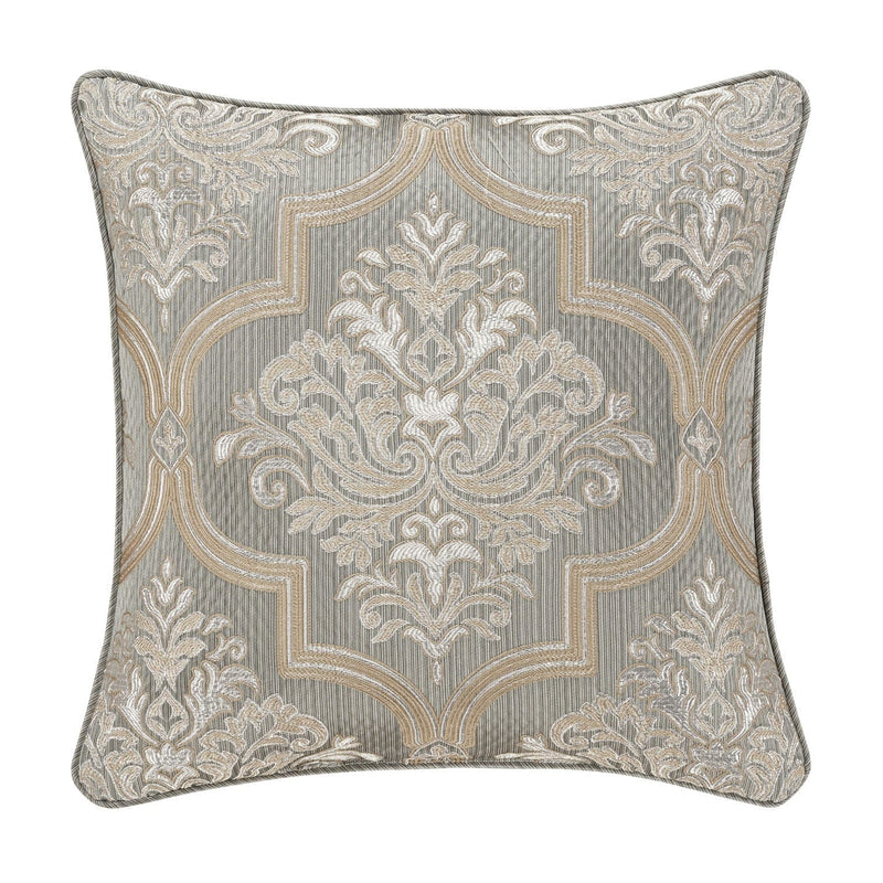 J. Queen New York Decorative Coordinate Pillows Martina 20" Square Decorative Throw Pillow