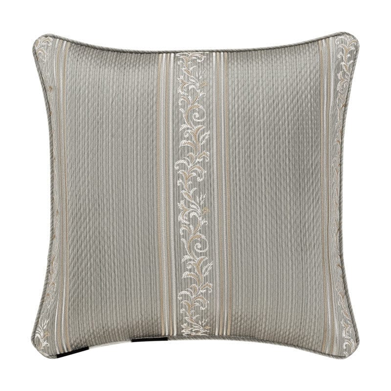 J. Queen New York Decorative Coordinate Pillows Martina 20" Square Decorative Throw Pillow