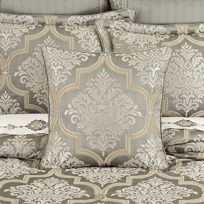 J. Queen New York Decorative Coordinate Pillows Martina 20" Square Decorative Throw Pillow
