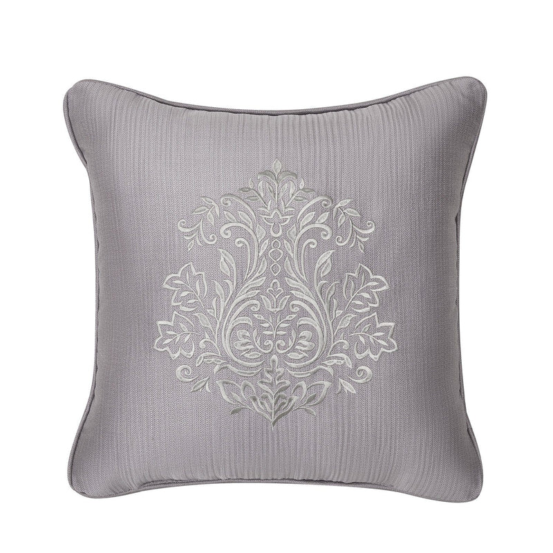 J. Queen New York Decorative Coordinate Pillows Mary 18" Square Decorative Throw Pillow