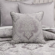 J. Queen New York Decorative Coordinate Pillows Mary 20" Square Decorative Throw Pillow