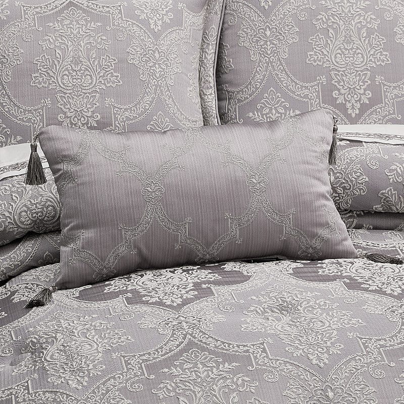J. Queen New York Decorative Coordinate Pillows Mary Boudoir Embellished Decorative Throw Pillow