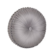 J. Queen New York Decorative Coordinate Pillows Mary Tufted Round Decorative Throw Pillow