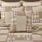 J. Queen New York Decorative Coordinate Pillows Mayfair 20" Square Quilted Decorative Throw Pillow