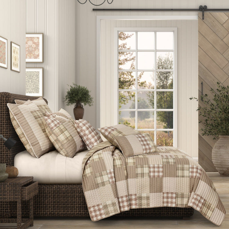 J. Queen New York Decorative Coordinate Pillows Mayfair Quilted Boudoir Decorative Throw Pillow