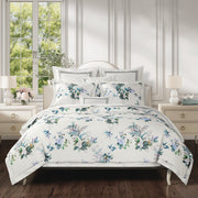 J. Queen New York Decorative Coordinate Pillows Meadow 18" Embroidered Square Decorative Throw Pillow