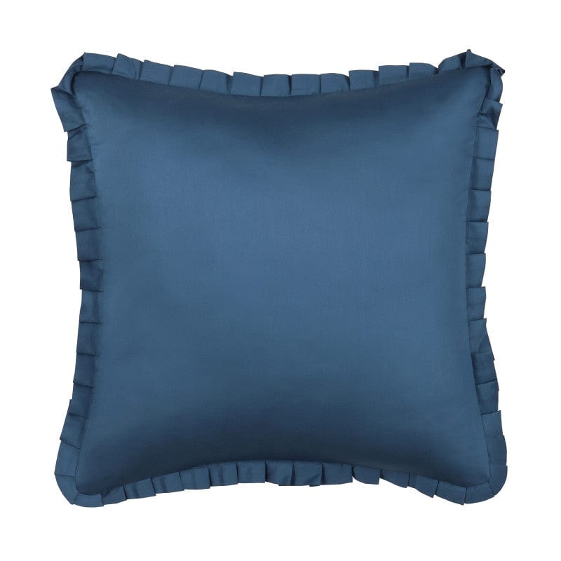 J. Queen New York Decorative Coordinate Pillows Meadow 20" Square Solid Quilted Decorative Throw Pillow