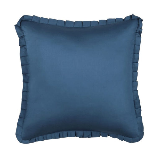 J. Queen New York Decorative Coordinate Pillows Meadow 20" Square Solid Quilted Decorative Throw Pillow