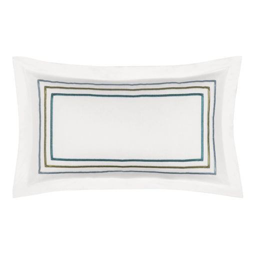 J. Queen New York Decorative Coordinate Pillows Meadow Embroidered Boudoir Decorative Throw Pillow