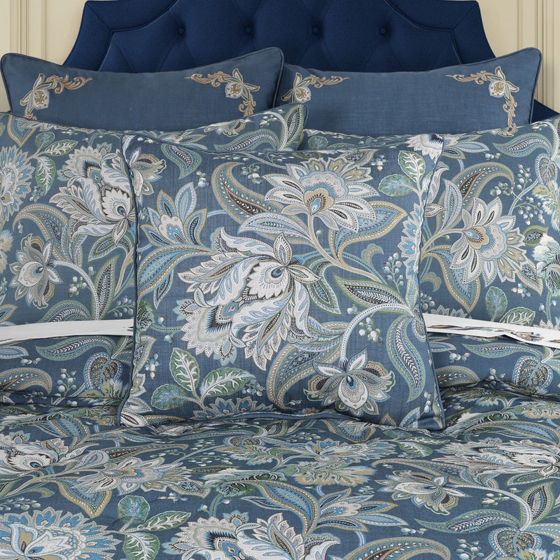 J. Queen New York Decorative Coordinate Pillows Michaela 20" Square Decorative Throw Pillow