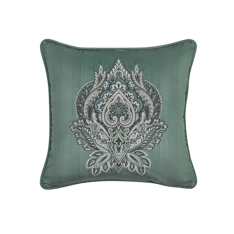 J. Queen New York Decorative Coordinate Pillows Nico 18" Square Decorative Throw Pillow