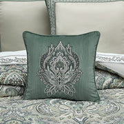 J. Queen New York Decorative Coordinate Pillows Nico 18" Square Decorative Throw Pillow