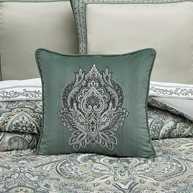 J. Queen New York Decorative Coordinate Pillows Nico 18" Square Decorative Throw Pillow