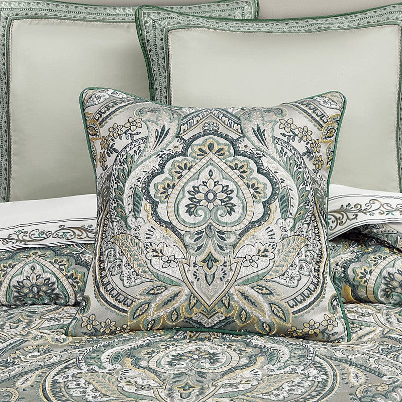 J. Queen New York Decorative Coordinate Pillows Nico 20" Square Decorative Throw Pillow