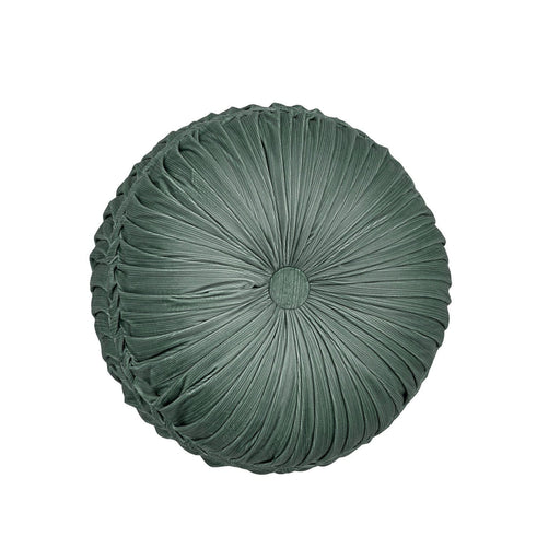 J. Queen New York Decorative Coordinate Pillows Nico Tufted Round Decorative Throw Pillow