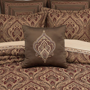 J. Queen New York Decorative Coordinate Pillows Odette 18" Square Decorative Throw Pillow