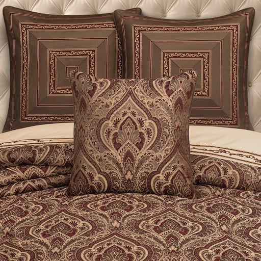 J. Queen New York Decorative Coordinate Pillows Odette 20" Square Decorative Throw Pillow