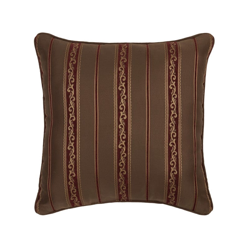 J. Queen New York Decorative Coordinate Pillows Odette 20" Square Decorative Throw Pillow