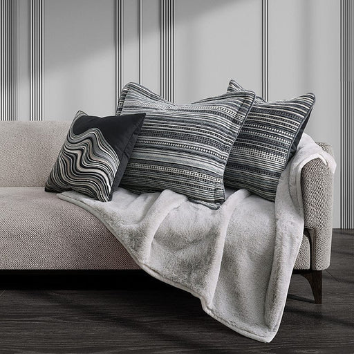 J. Queen New York Decorative Coordinate Pillows Parallel 18" Square Decorative Throw Pillow