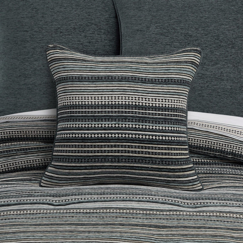J. Queen New York Decorative Coordinate Pillows Parallel 20" Square Decorative Throw Pillow