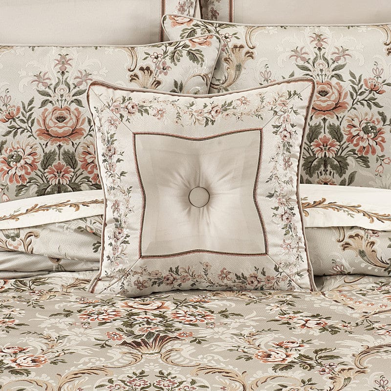 J. Queen New York Decorative Coordinate Pillows Pecora 18" Square Decorative Throw Pillow