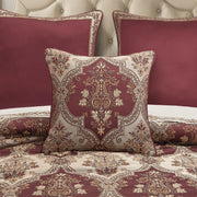 J. Queen New York Decorative Coordinate Pillows Phyllis 20" Square Decorative Throw Pillow