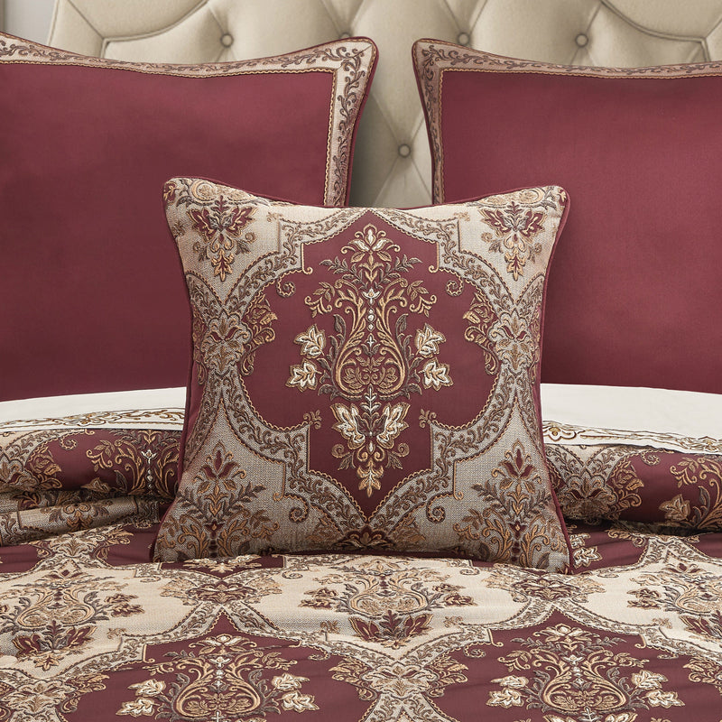 J. Queen New York Decorative Coordinate Pillows Phyllis 20" Square Decorative Throw Pillow