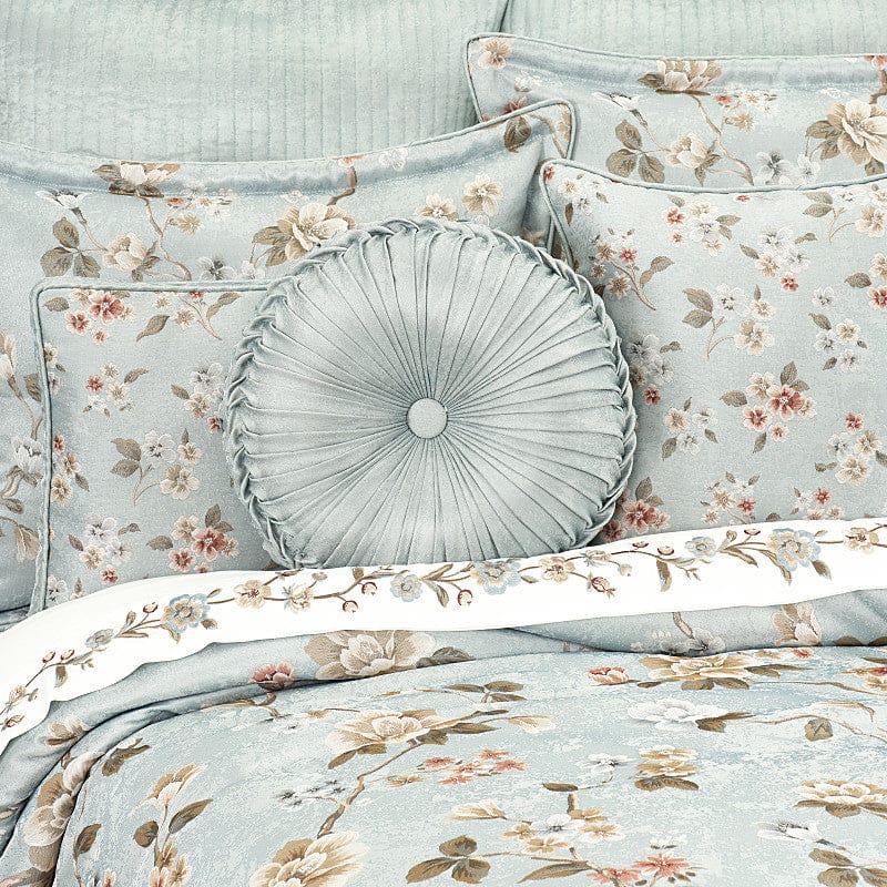 J. Queen New York Decorative Coordinate Pillows Prestige Tufted Round Decorative Throw Pillow
