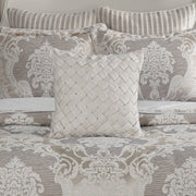 J. Queen New York Decorative Coordinate Pillows Queensbury 18" Square Decorative Throw Pillow