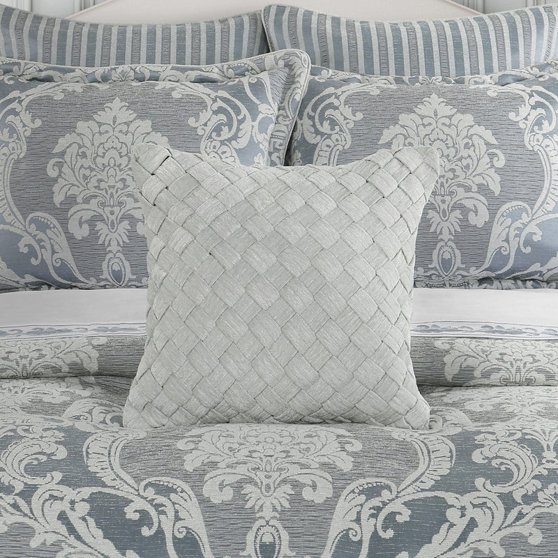 J. Queen New York Decorative Coordinate Pillows Queensbury 18" Square Decorative Throw Pillow