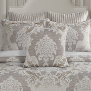 J. Queen New York Decorative Coordinate Pillows Queensbury 20" Square Decorative Throw Pillow
