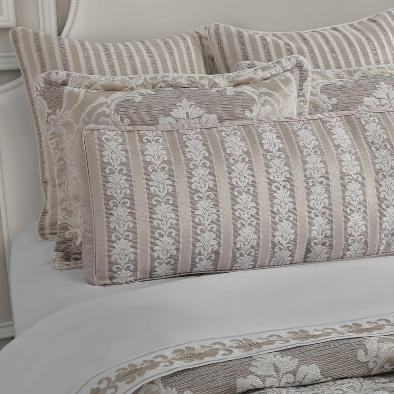 J. Queen New York Decorative Coordinate Pillows Queensbury Bolster Decorative Throw Pillow