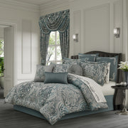 J. Queen New York Decorative Coordinate Pillows Renata 18" Square Decorative Throw Pillow