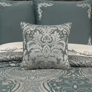 J. Queen New York Decorative Coordinate Pillows Renata 20" Square Decorative Throw Pillow