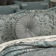 J. Queen New York Decorative Coordinate Pillows Renata Tufted Round Decorative Throw Pillow