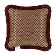 J. Queen New York Decorative Coordinate Pillows Renzo 20" Square Embellished Decorative Throw Pillow