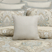 J. Queen New York Decorative Coordinate Pillows Rita 18" Square Decorative Throw Pillow