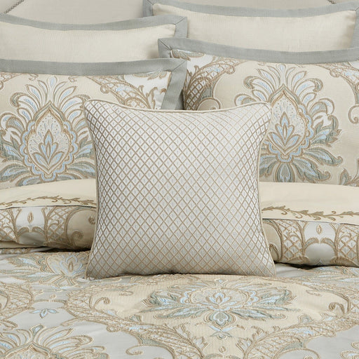 J. Queen New York Decorative Coordinate Pillows Rita 18" Square Decorative Throw Pillow