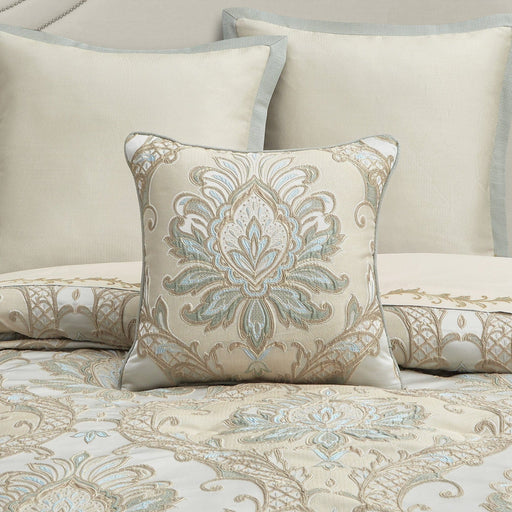 J. Queen New York Decorative Coordinate Pillows Rita 20" Square Decorative Throw Pillow