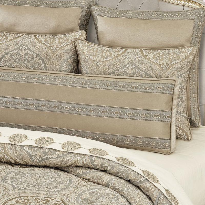 J. Queen New York Decorative Coordinate Pillows Romero Bolster Decorative Throw Pillow