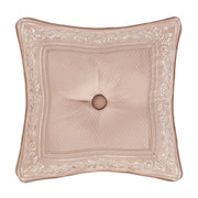 J. Queen New York Decorative Coordinate Pillows Rosewater 18" Square Decorative Throw Pillow