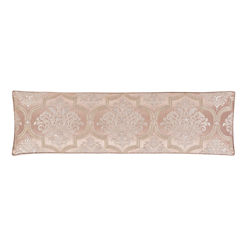 J. Queen New York Decorative Coordinate Pillows Rosewater Bolster Decorative Throw Pillow