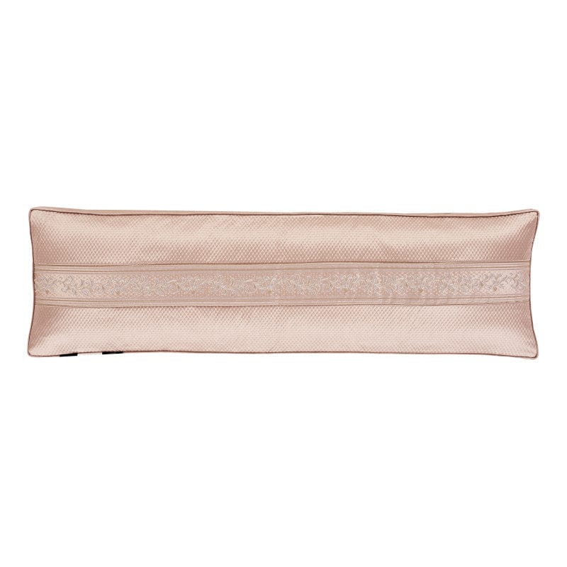 J. Queen New York Decorative Coordinate Pillows Rosewater Bolster Decorative Throw Pillow