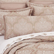 J. Queen New York Decorative Coordinate Pillows Rosewater Bolster Decorative Throw Pillow