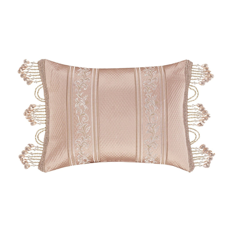 J. Queen New York Decorative Coordinate Pillows Rosewater Boudoir Decorative Throw Pillow